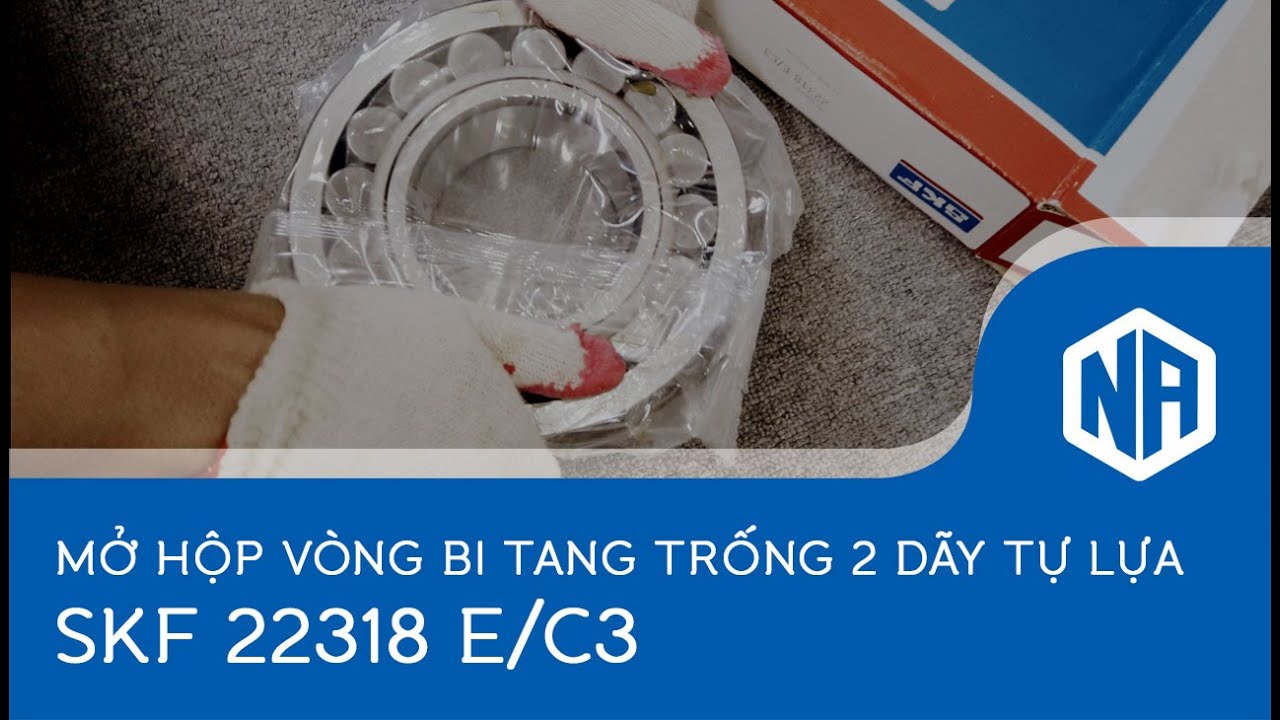 Vòng bi tang trống 2 dãy tự lựa SKF 22318 E/C3