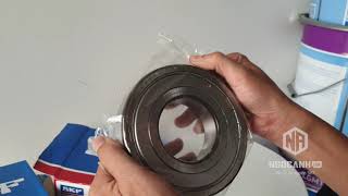 Trên tay vòng bi SKF 6312 chính hãng