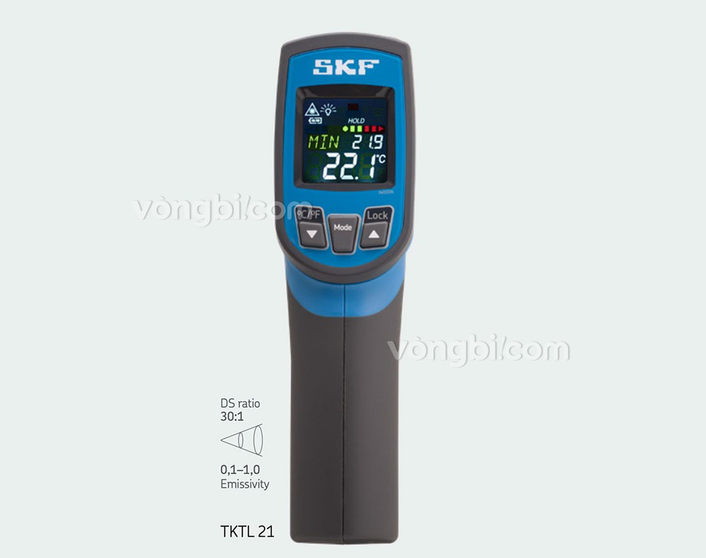 SKF cung cấp một loạt các nhiệt kế hồng ngoại cầm tay, nhẹ và dễ sử dụng để kiểm tra nhiệt